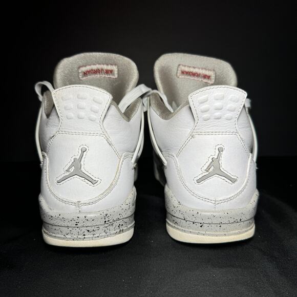 Size 7 - Nike Air Jordan 4 Retro GS White Oreo Men's Shoes - Picture 6 of 9